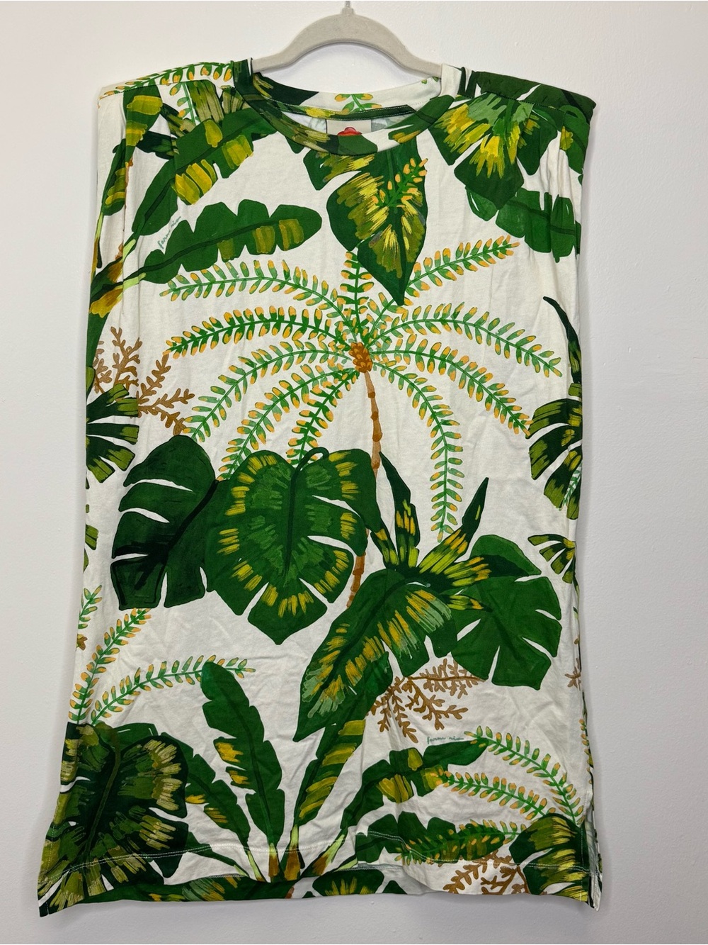 Farm Rio Tropical Forest T-Shirt Dress Large - Picture 3 of 12